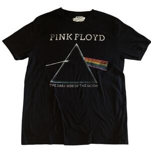 Old Navy Pink Floyd Collectibilitees Graphic Band Tee - Black - Size Medium